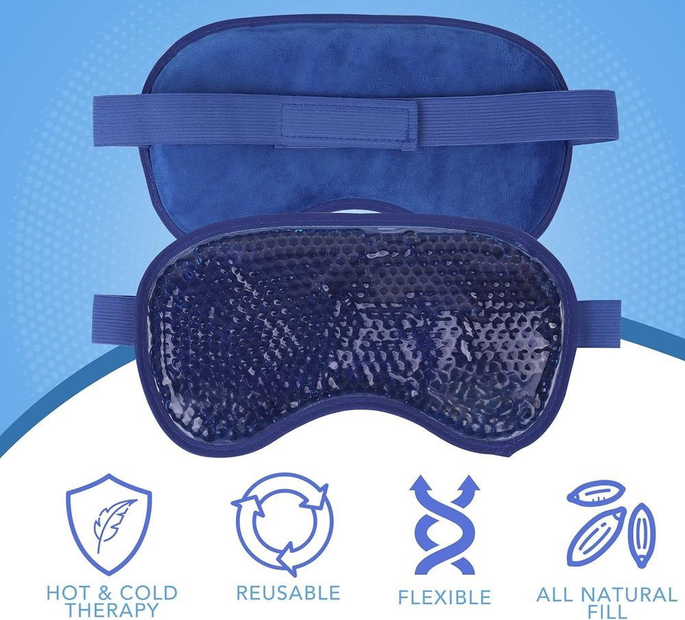 Spectrum - Hot And Cold Therapeutic Eye Mask - Blue