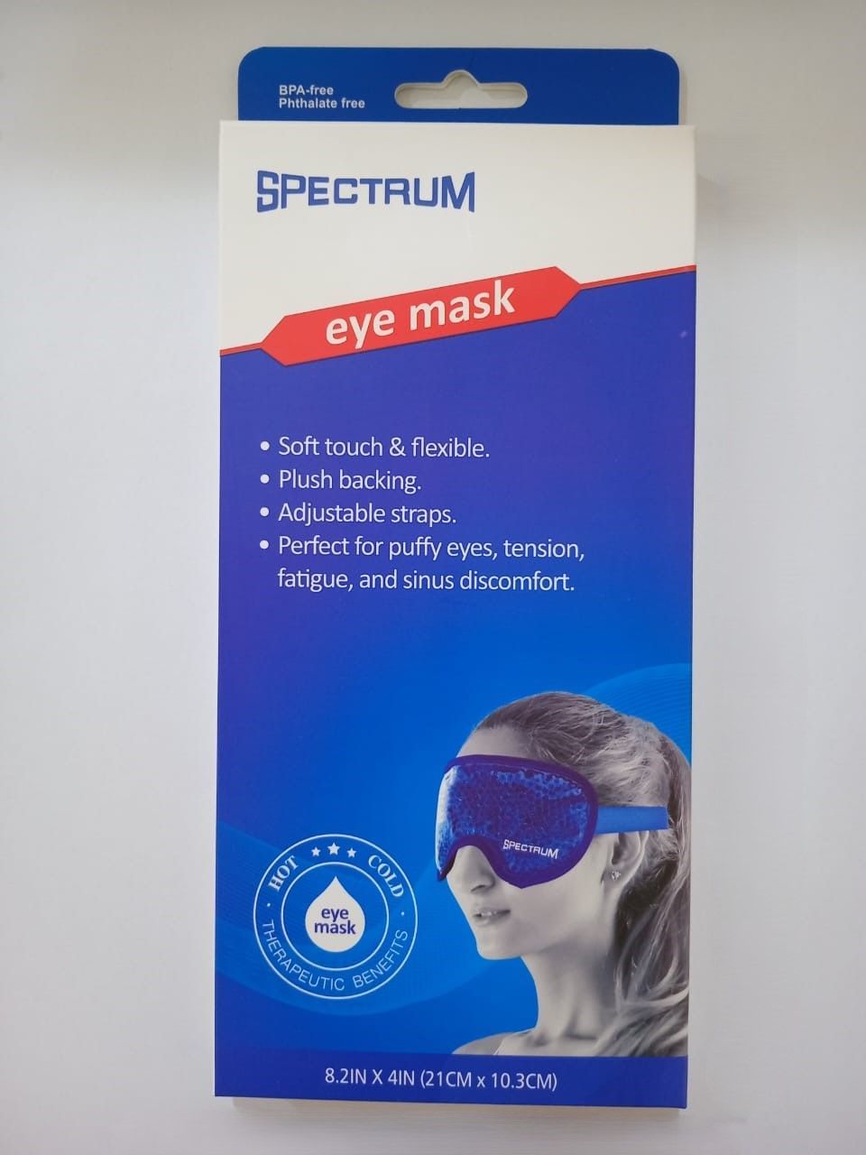 Spectrum - Hot And Cold Therapeutic Eye Mask - Blue