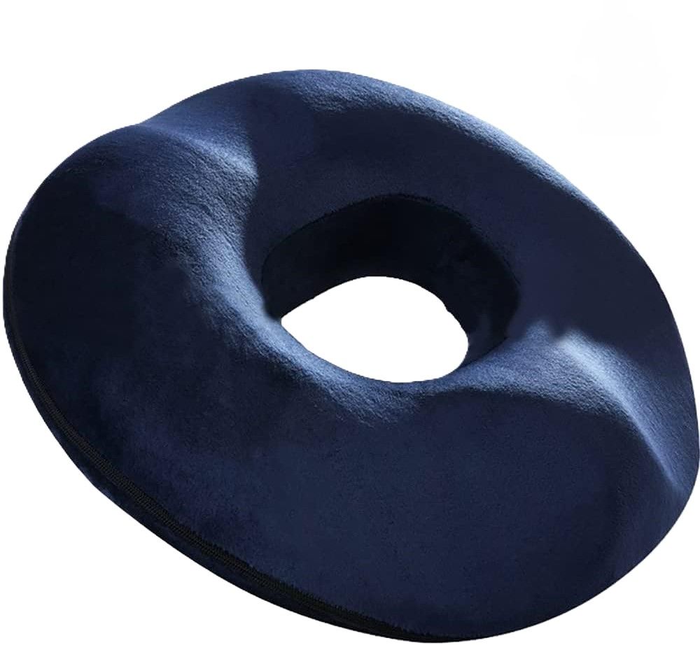 Spectrum - Molded Ring Tailbone Pain Relief Pillow - Dark Blue