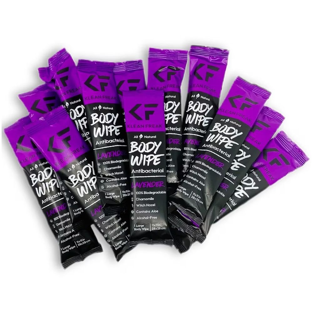 Klean Freak - Body Wipes - Single Sachet - Lavender