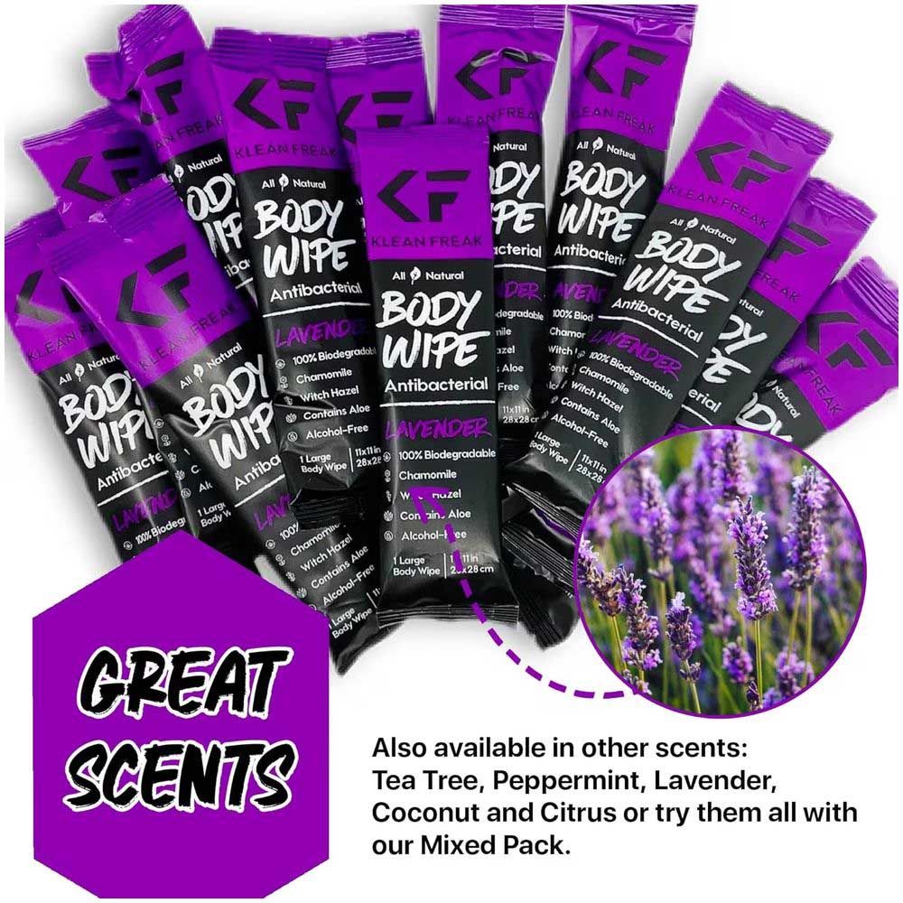 Klean Freak - Body Wipes - Single Sachet - Lavender