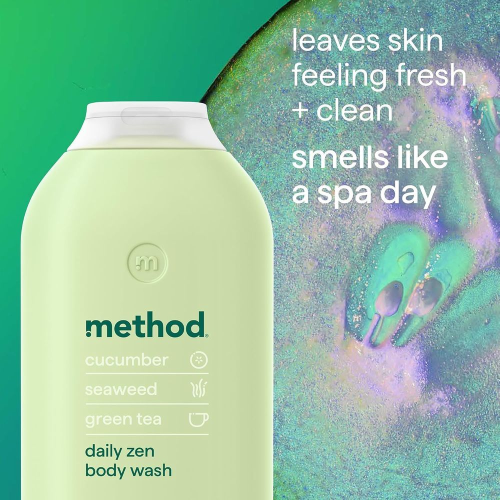 Method - Daily Zen Body Wash Shower Gel - Cucumber/Seaweed/Green Tea - 532ml