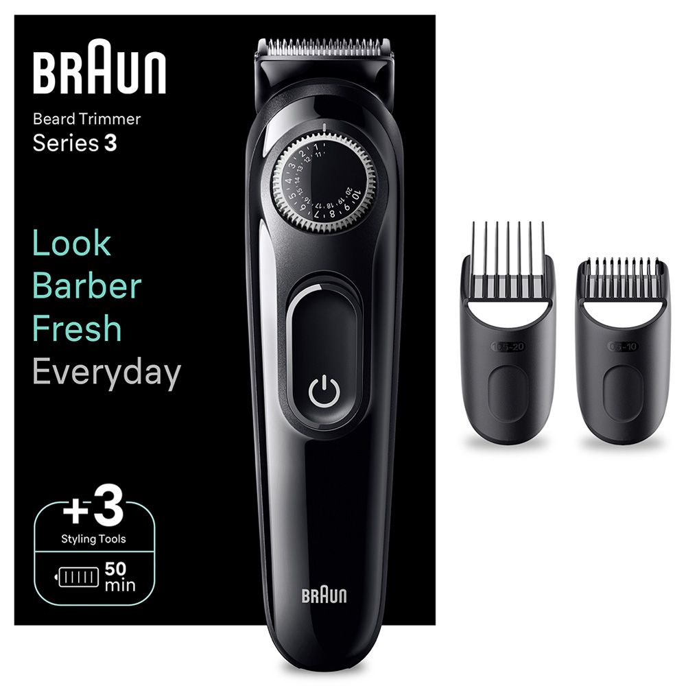 Braun - Series 3 Beard Trimmer Kit - Grey