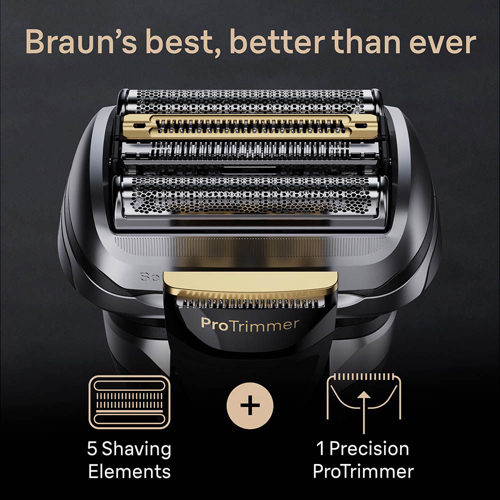 Braun - Series 9 Pro Plus Electric Shaver Kit - Gold/Black