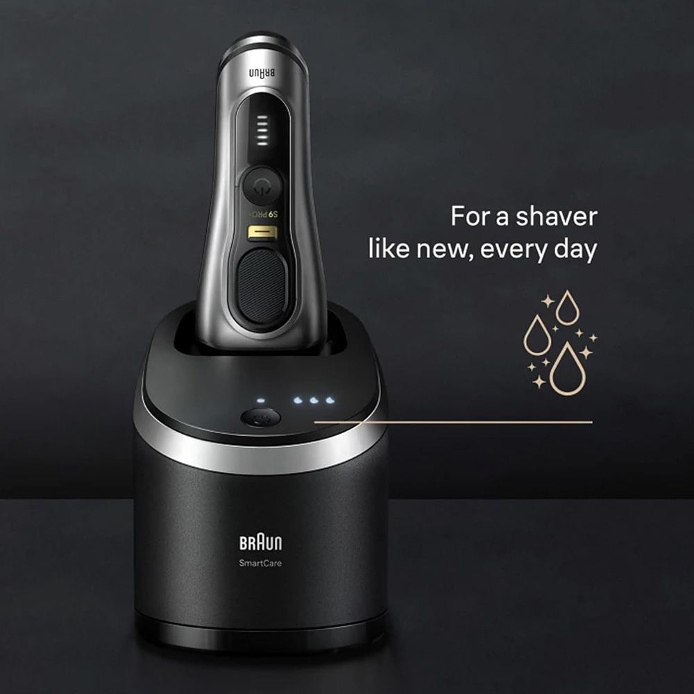 Braun - Series 9 Pro Plus Electric Shaver Kit - Silver/Black