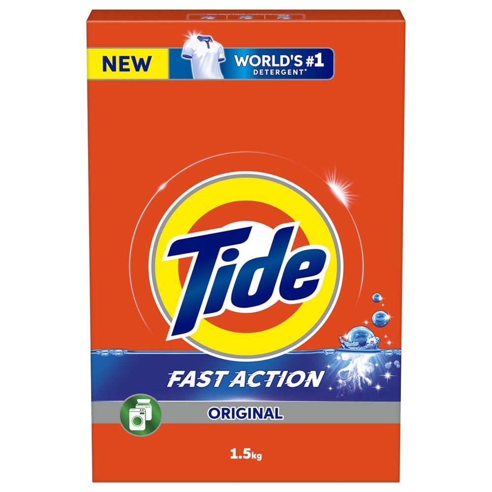 Tide - Original Fast Action Laundry Detergent Powder - 1.5 Kg