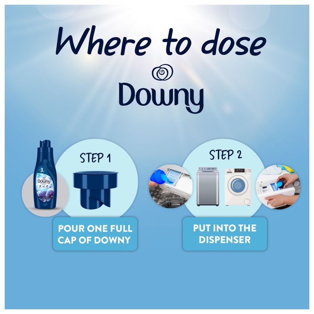 Downy - Concentrate Fabric Conditioner - Valley Dew - 1 L - Pack of 2