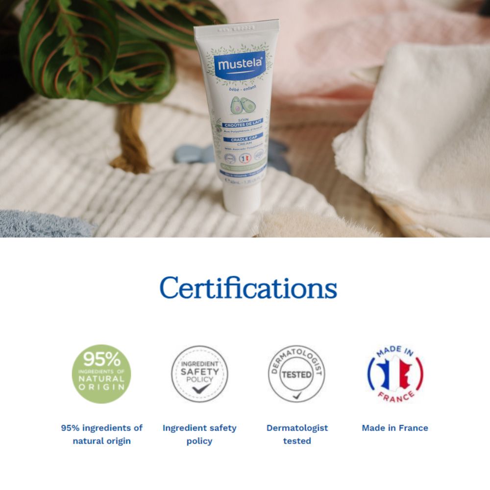 Mustela - Cradle Cap Cream, 40ml