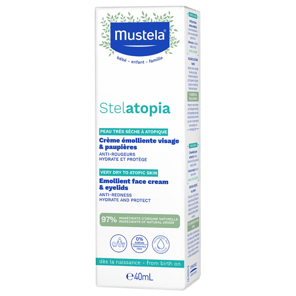 Mustela - Stelatopia Emollient Cream, 40ml