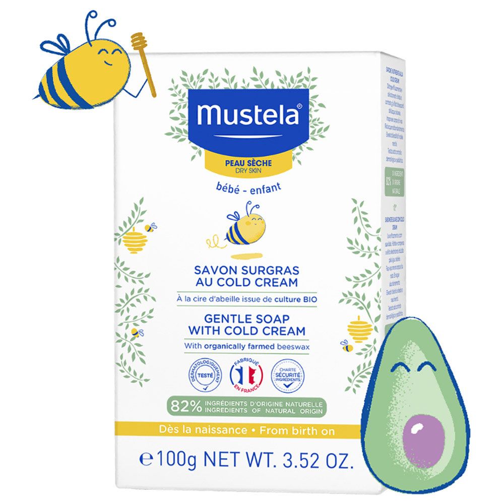 Mustela - Gentle Soap With Cold Cream Nutri Protective 100g