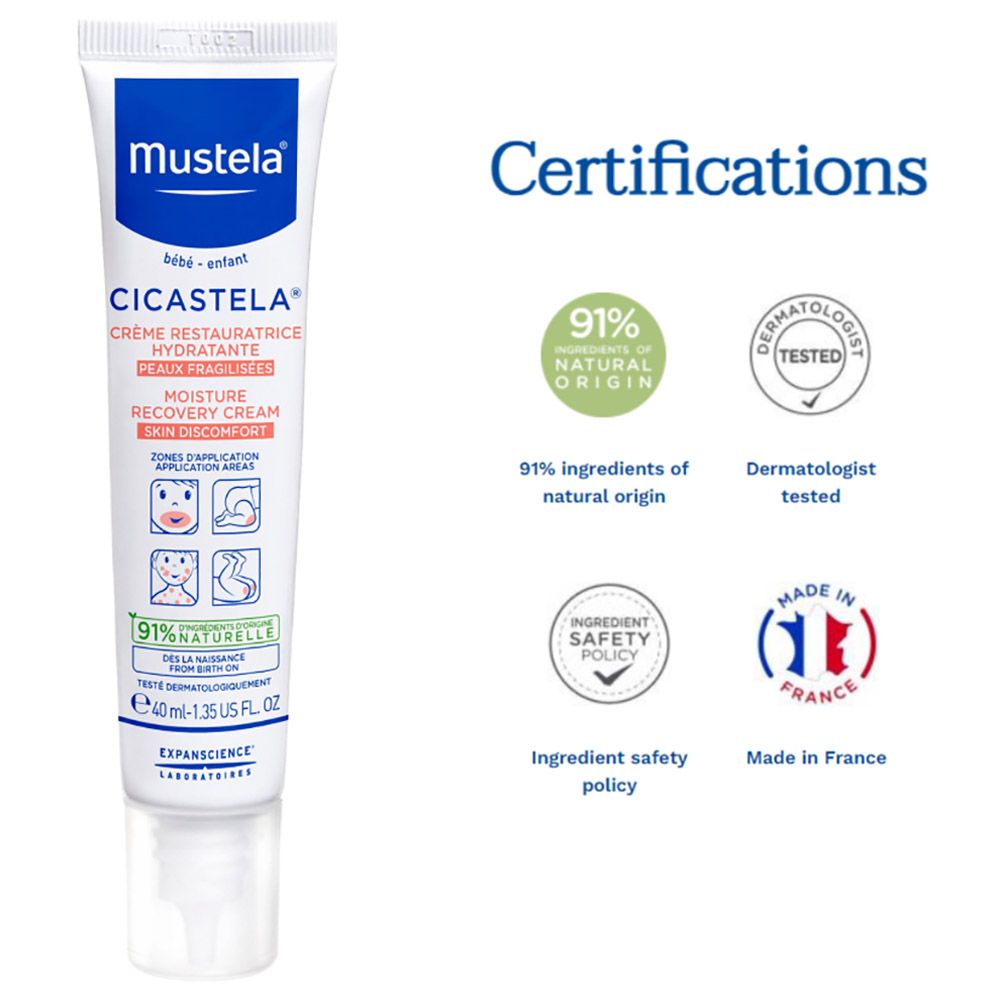 Mustela - Cicastela Moisture Recovery Cream 40ml