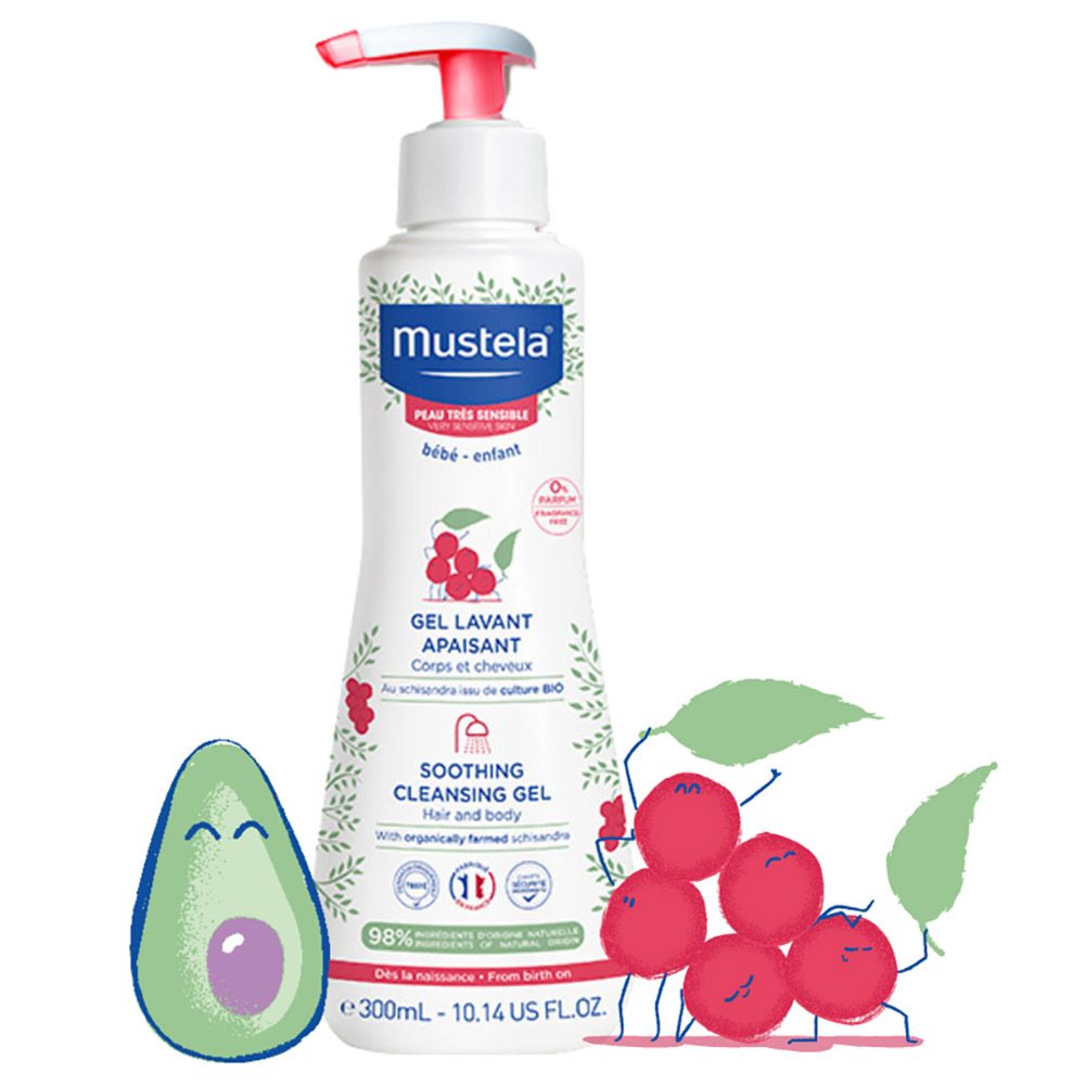 Mustela - Soothing Cleansing Gel Hair & Body 300ml