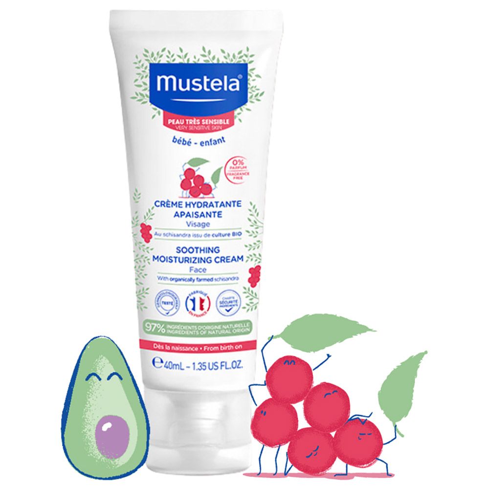 Mustela - Soothing Baby Face Moisturizing Cream - 40ml