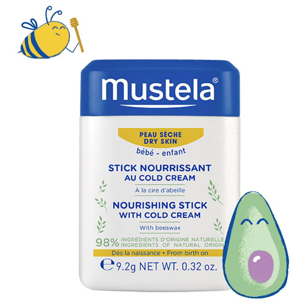 Mustela - Nourishing Stick With Cold Cream 9.2g