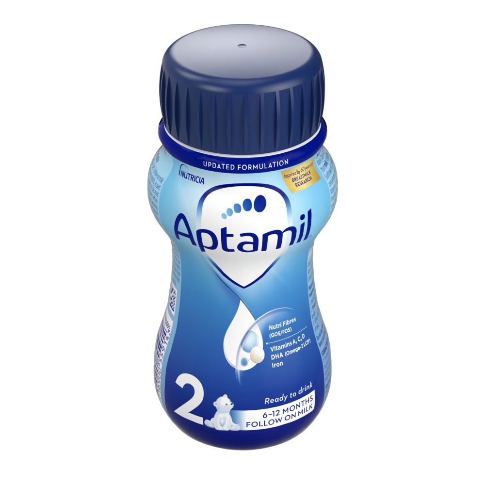 Aptamil - Follow On Milk Formula - 6-12M - 200 ml - Pack of 12