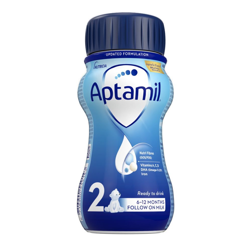 Aptamil - Follow On Milk Formula - 6-12M - 200 ml - Pack of 12