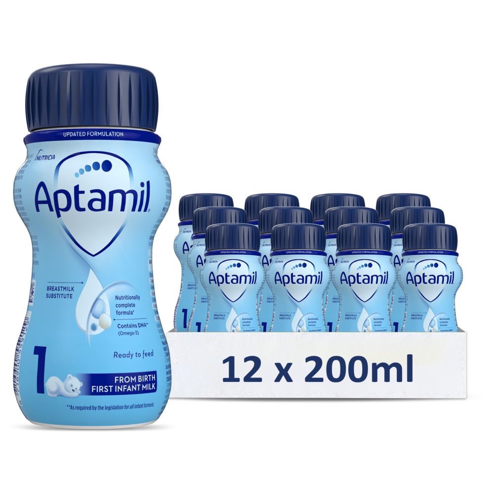 Aptamil - First Infant Milk Formula - 0-6M - 200 ml - Pack of 12