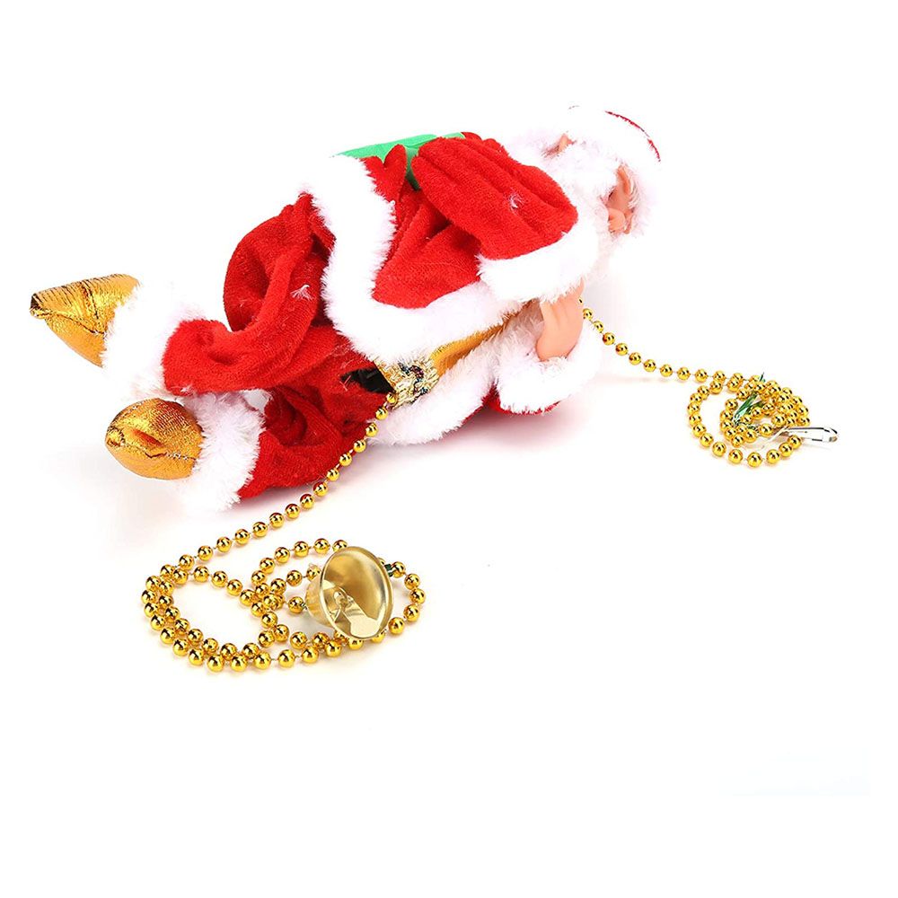 Galaxy Bubbles - Santa Claus Climbing Rope Christmas Decoration