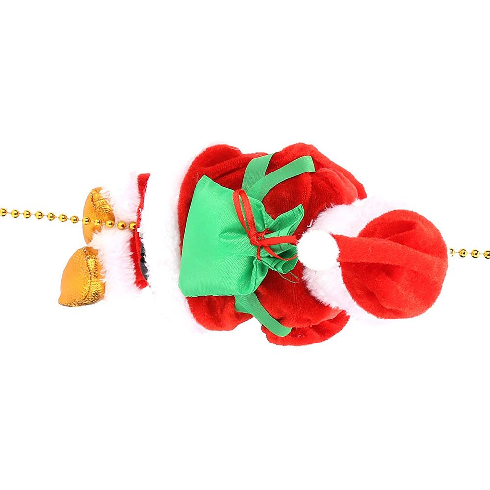 Galaxy Bubbles - Santa Claus Climbing Rope Christmas Decoration