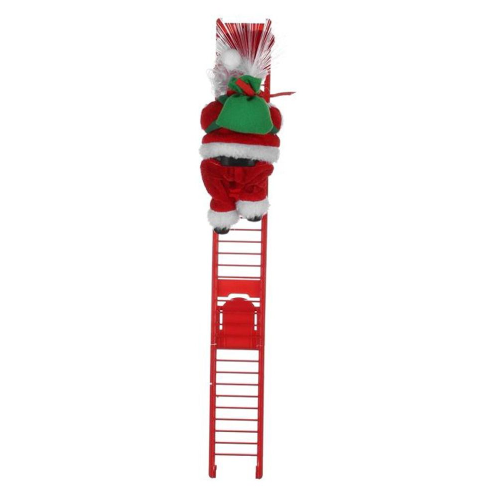 Galaxy Bubbles - Santa Claus Straight Climbing Ladder Rope Christmas Decoration