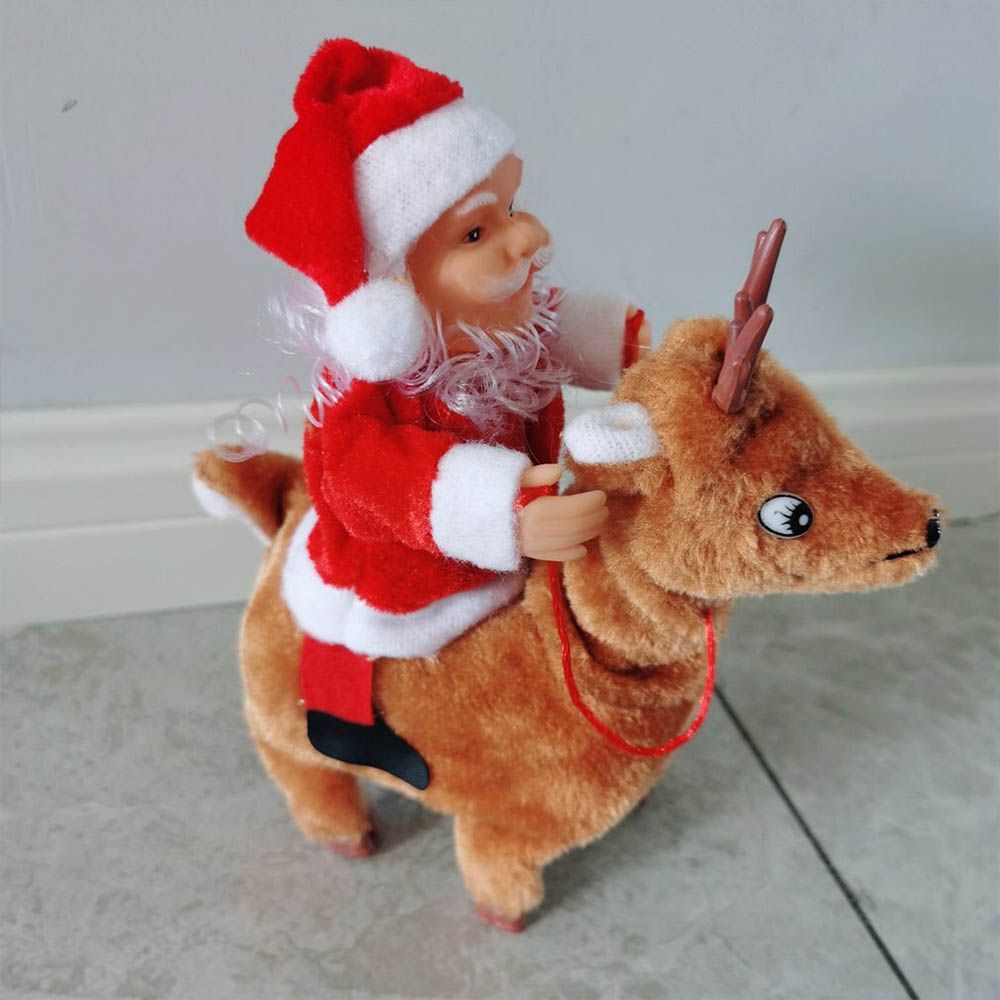 Galaxy Bubbles - Reindeer Riding Santa Christmas Decoration