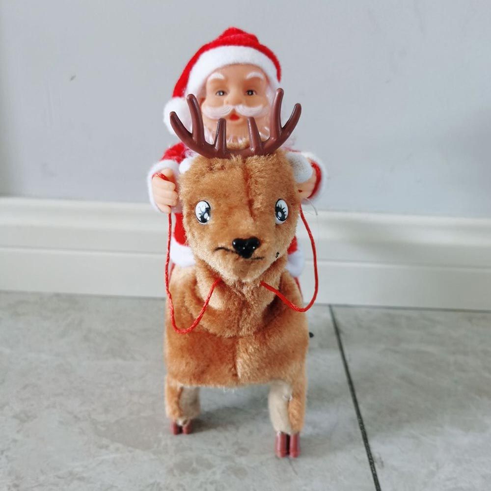 Galaxy Bubbles - Reindeer Riding Santa Christmas Decoration