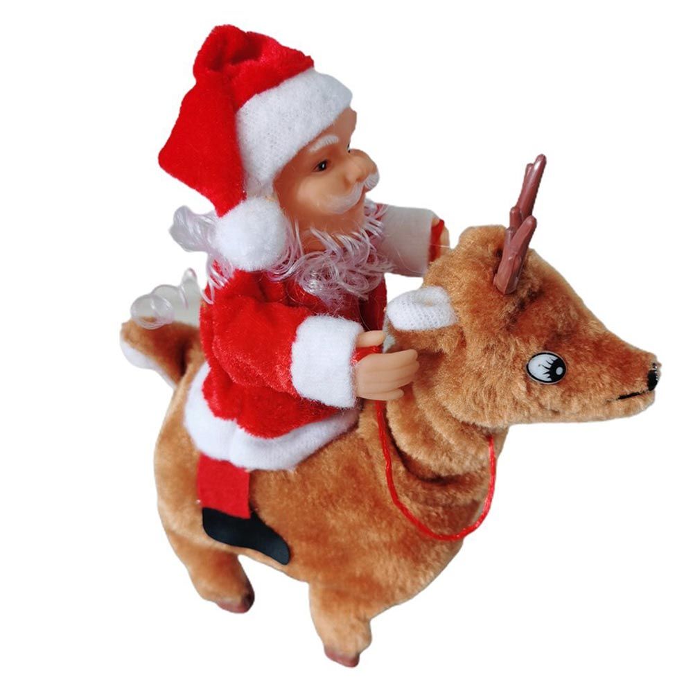 Galaxy Bubbles - Reindeer Riding Santa Christmas Decoration