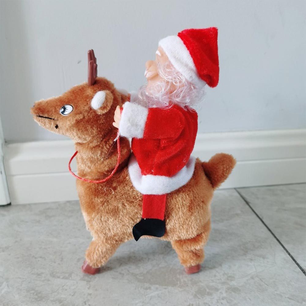 Galaxy Bubbles - Reindeer Riding Santa Christmas Decoration