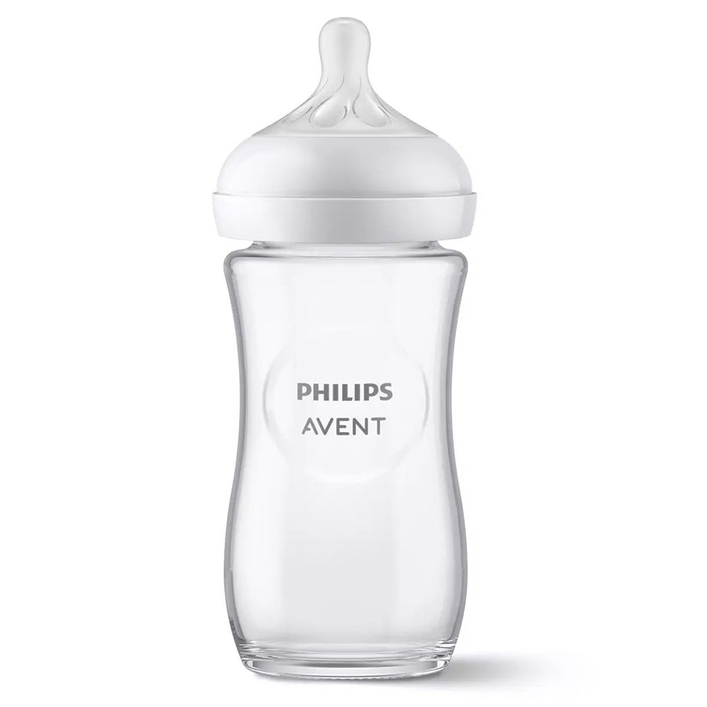 Philips - Avent Natural 3.0 Feeding Glass Bottle - 240 ml