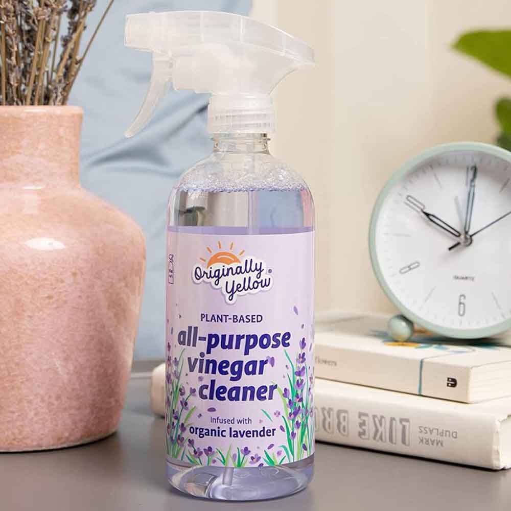 Originally Yellow - All-Purpose Vinegar Cleaner Spray - Lavender - 470 ml