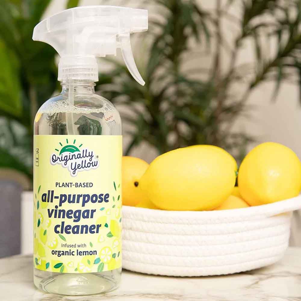 Originally Yellow - All-Purpose Vinegar Cleaner Spray - Lemon - 470 ml