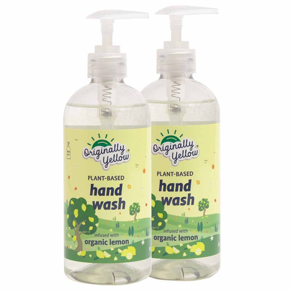 Originally Yellow - Organic Lemon Infused Hand Wash - 470 ml - Pack of 2