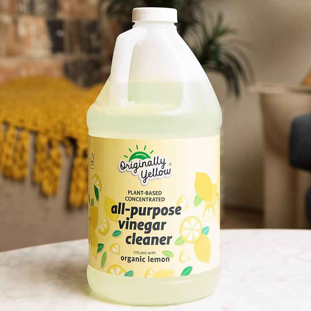 Originally Yellow - All-Purpose Vinegar Cleaner - Lemon - 1.89 L - Pack of 2