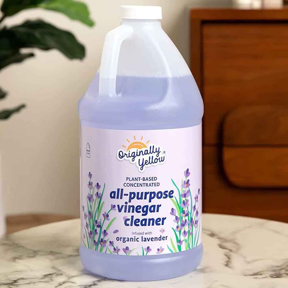 Originally Yellow - All-Purpose Vinegar Cleaner - Lavender - 1.89 L - Pack of 2