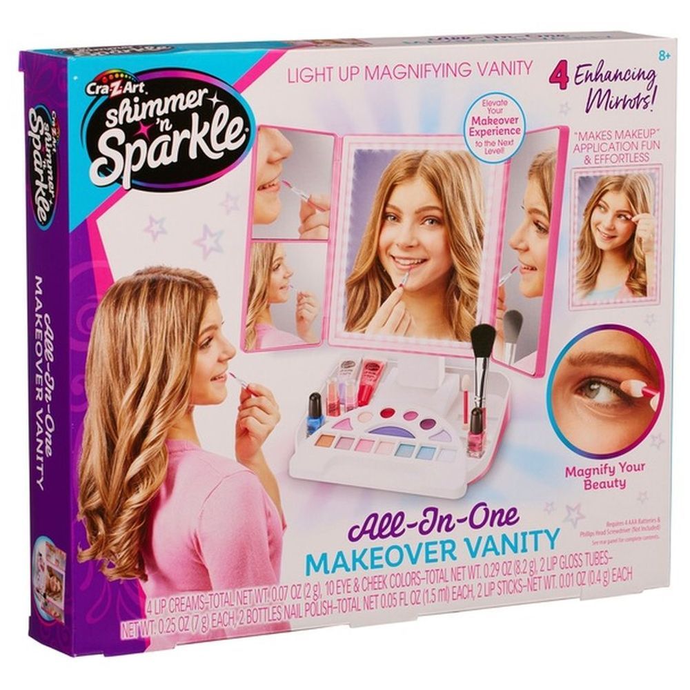 Shimmer 'N Sparkle - All-In-One Makeover Vanity