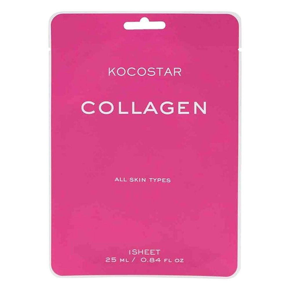 Kocostar - Collagen Happy Mask Facial Sheet - 23 ml