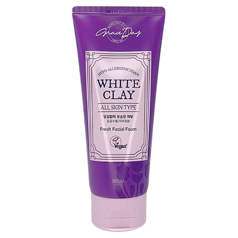 Grace Day - White Clay Fresh Facial Foam - 180ml