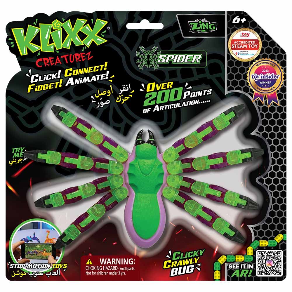 Klixx - Creaturez Fidget Toy - Spider