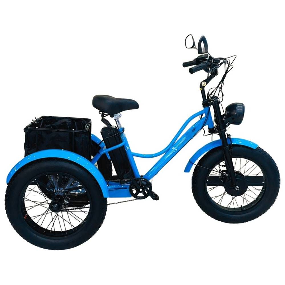 Megawheels - Your Perfect Grocery Companion Urban Cargo Trike W/ Basket - 20 Inch