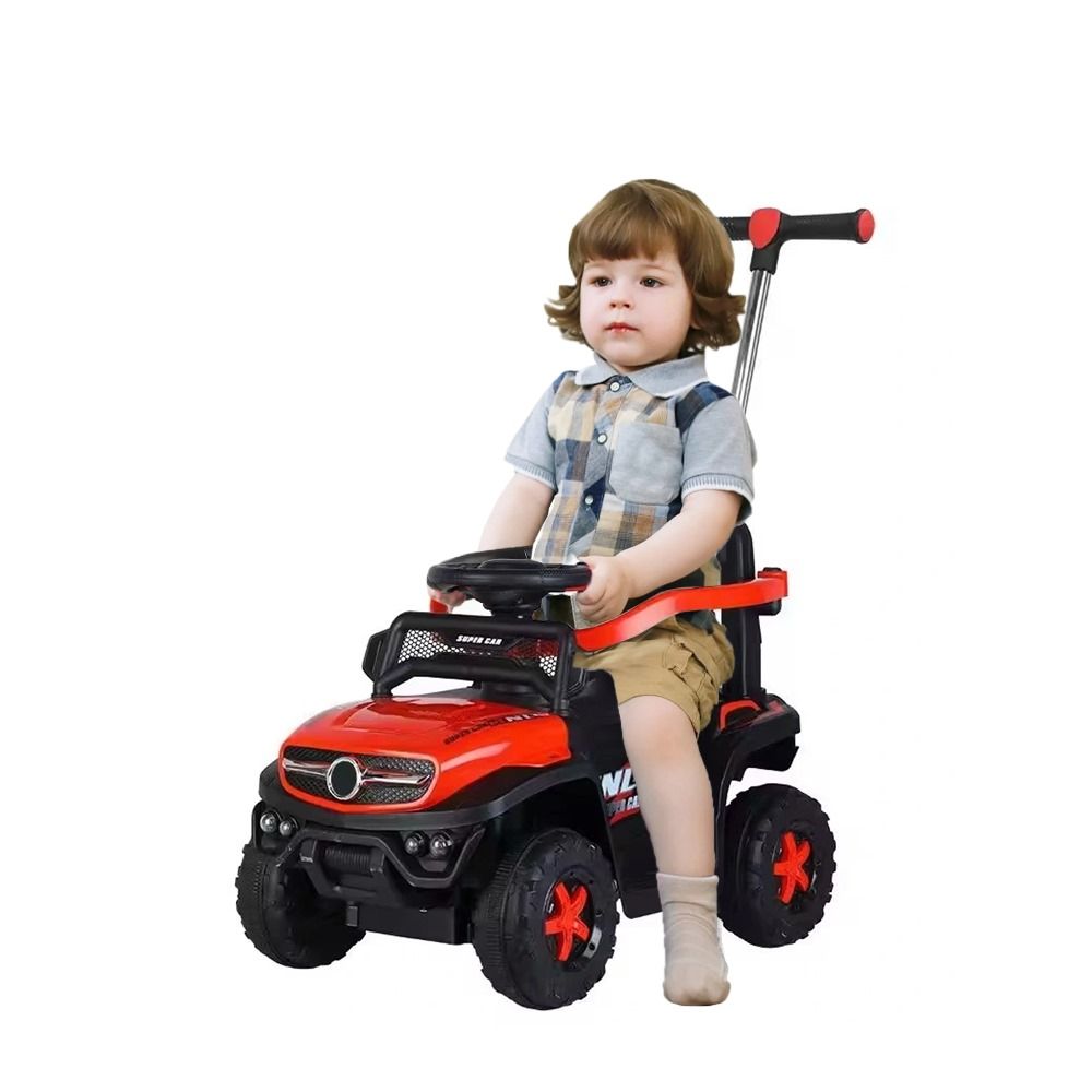 Megastar - 3-in-1 Ride-On Artic Mini Jeep With Push Handle - Red