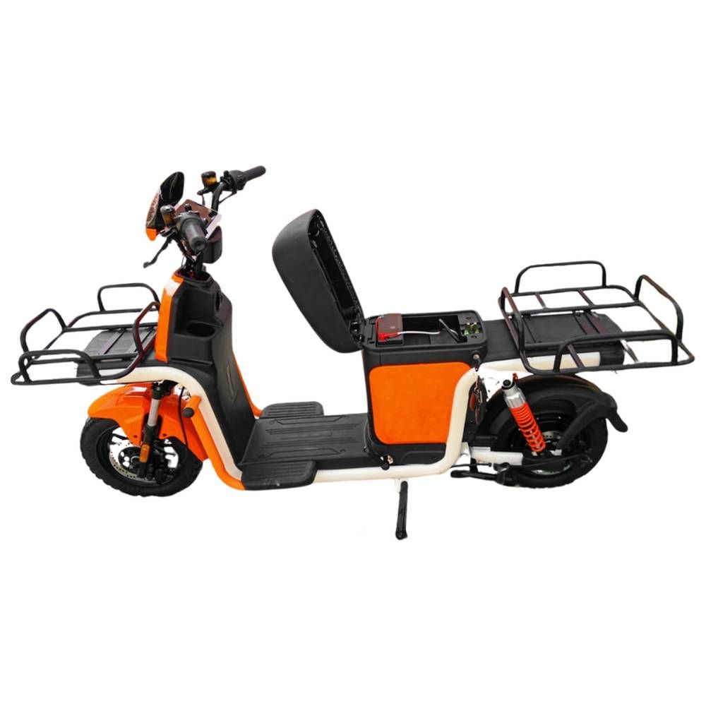 Megawheels - GlideCart Smooth & Efficient Electric Cargo Bike - Orange