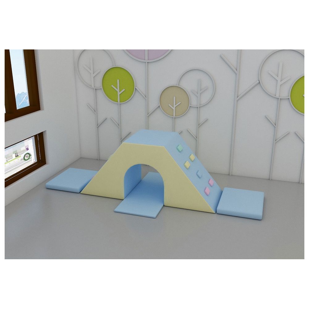 Megastar - Soft Foam Play Zone Rock Climbing Tunnel Activity Set