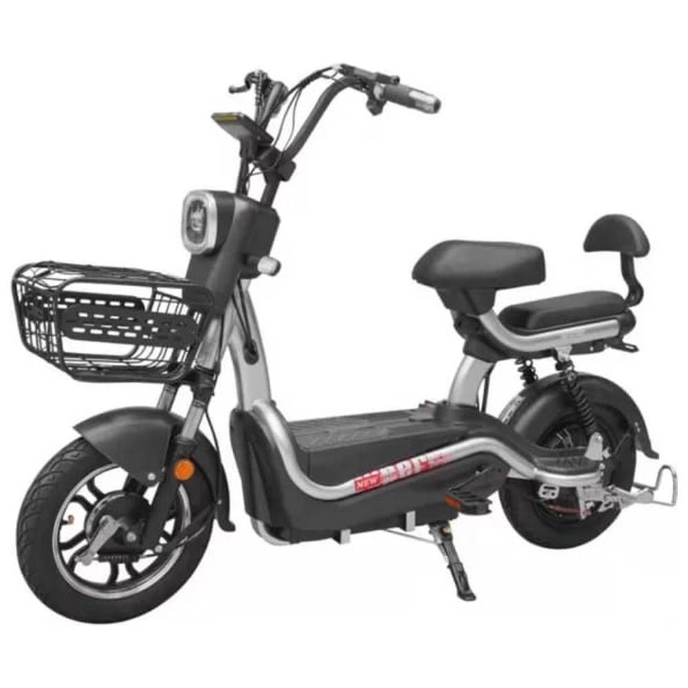 Megawheels - Power Shopper The Ultimate Grocery Pedal Assist E-Bike - Black