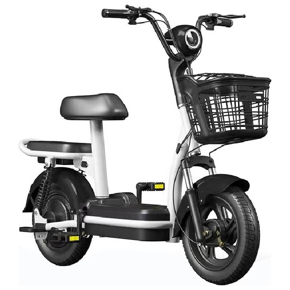 Megawheels - Fresh Ride Smart 2 Seater Electric Grocery Bike - Black