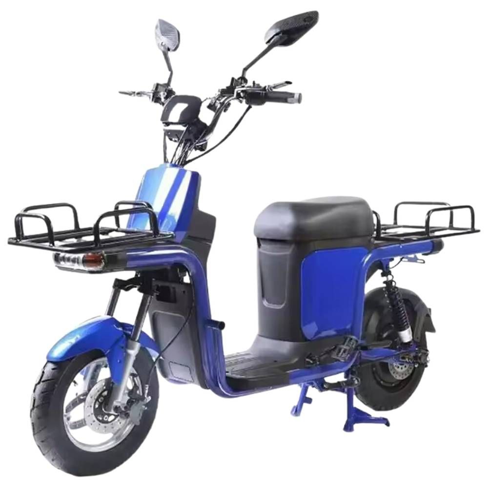 Megawheels - GlideCart Smooth & Efficient Electric Cargo Bike - Blue