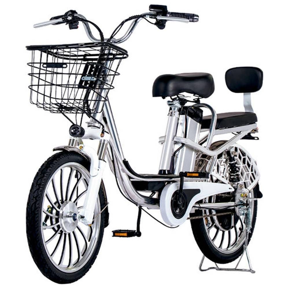 Megawheels - Electric Chargeable Alloy Lightweight E-Bike - Silver