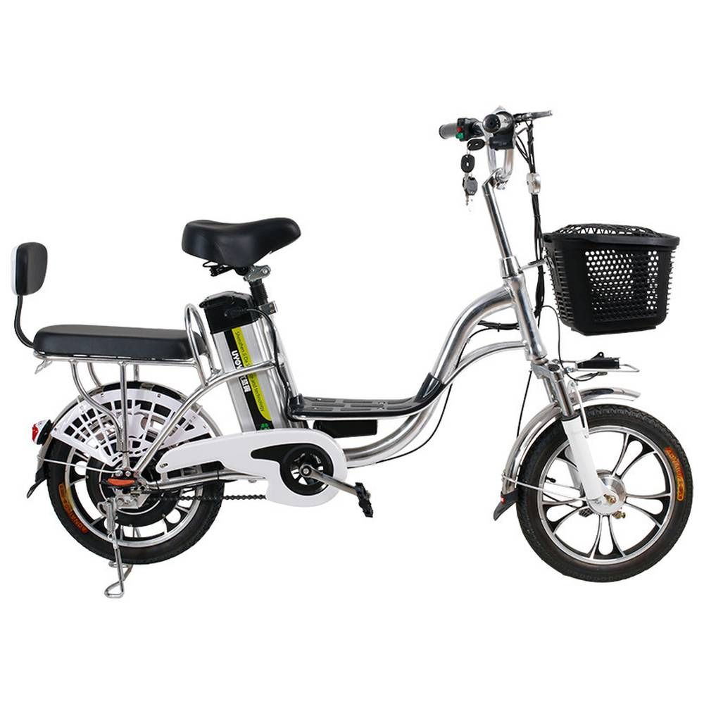 Megawheels - Electric Chargeable Alloy Lightweight E-Bike - Silver