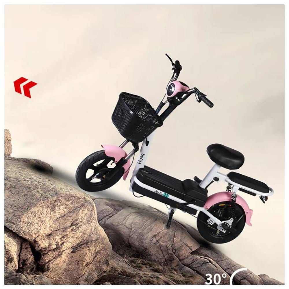 Megawheels - Fresh Ride Smart 2 Seater Electric Grocery Bike - Pink