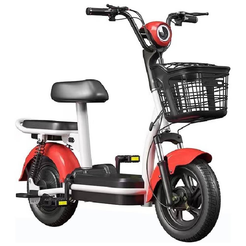 Megawheels - Fresh Ride Smart 2 Seater Electric Grocery Bike - Red