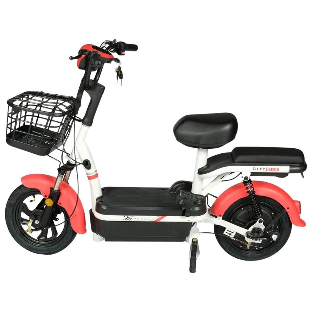 Megawheels - Fresh Ride Smart 2 Seater Electric Grocery Bike - Red